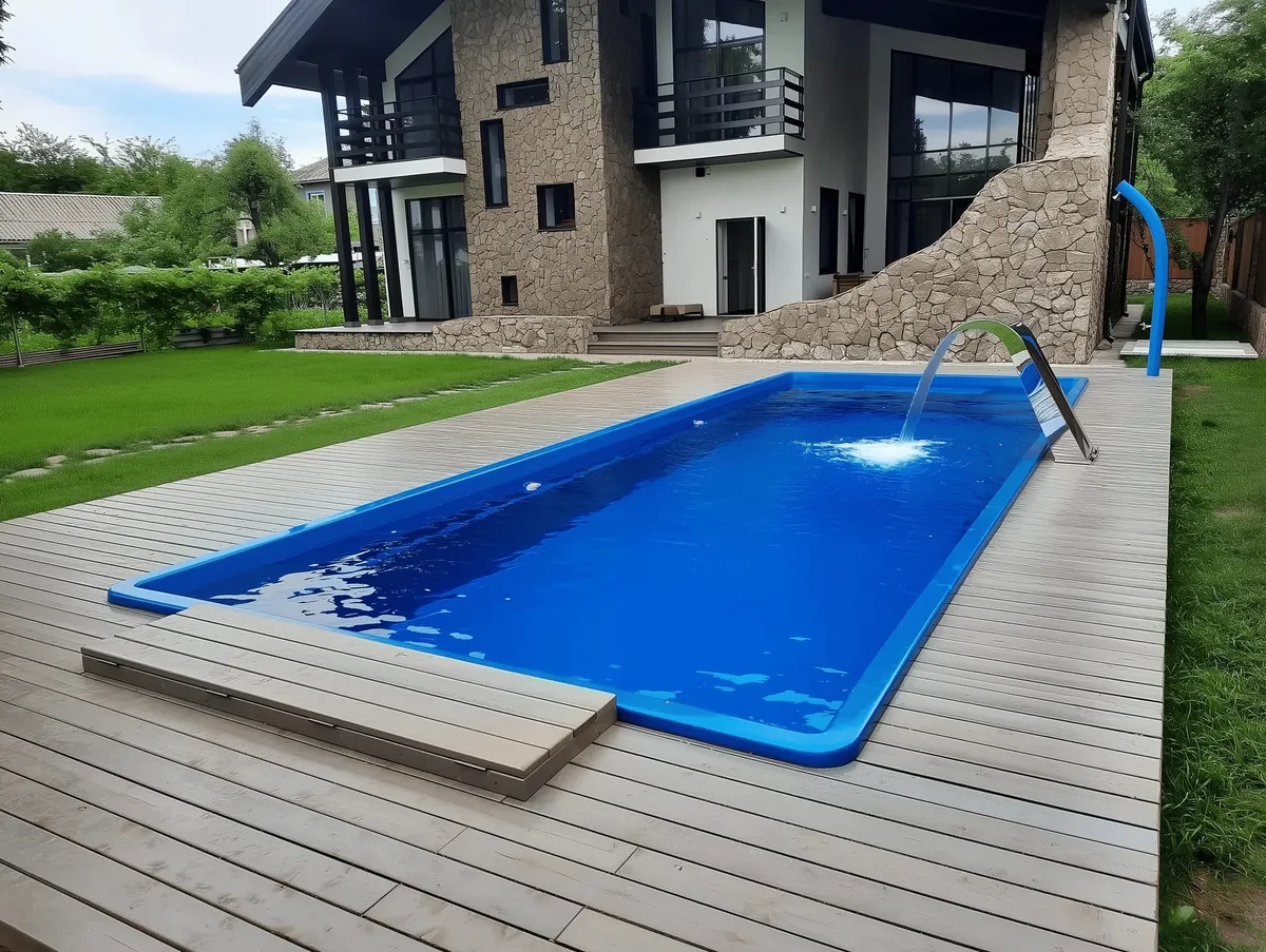 Композитный бассейн Laguna 9 — вид сверху в Ейске