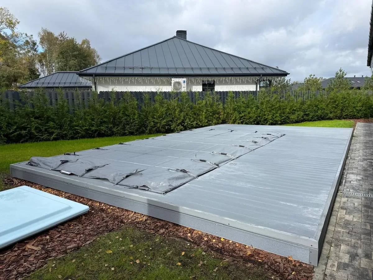 Покрывало Laguna Cover Mesh — установка в Ейске