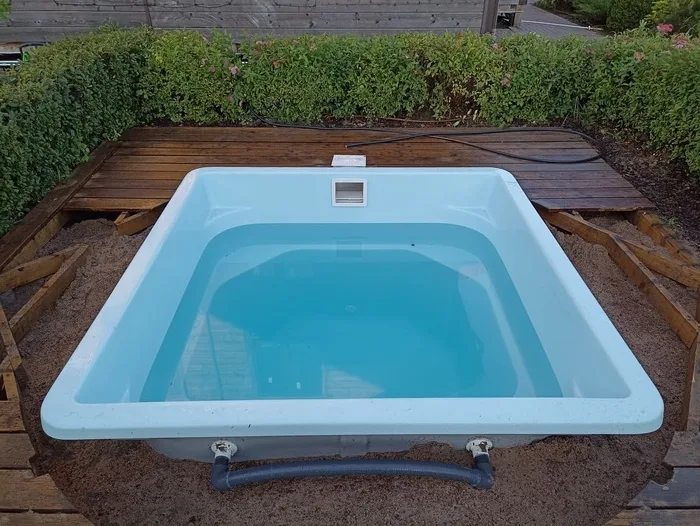 Композитная купель Laguna 2 — установка в Ейске